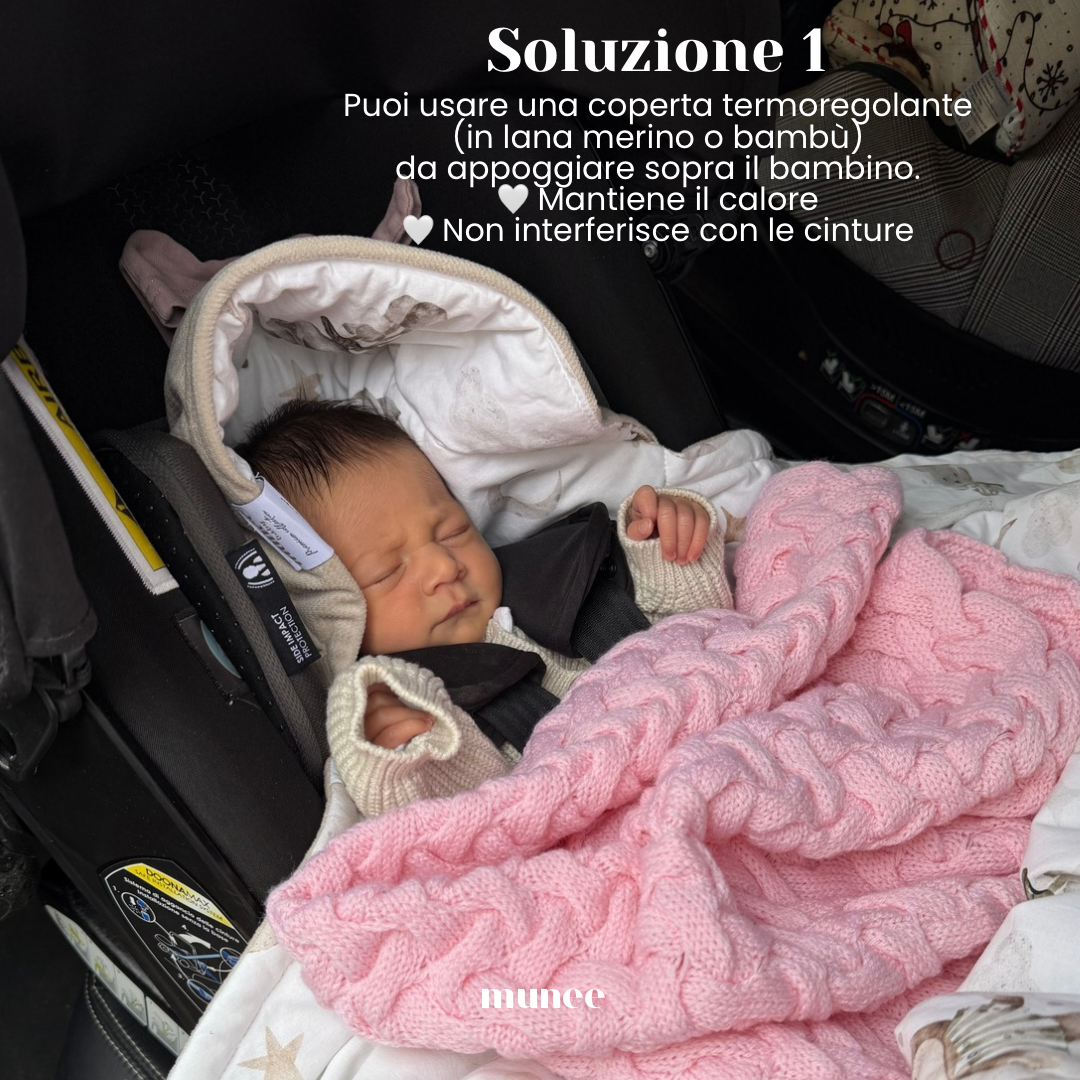 Copertina universale per ovetto 0-12 mesi | Cotone premium con velluto