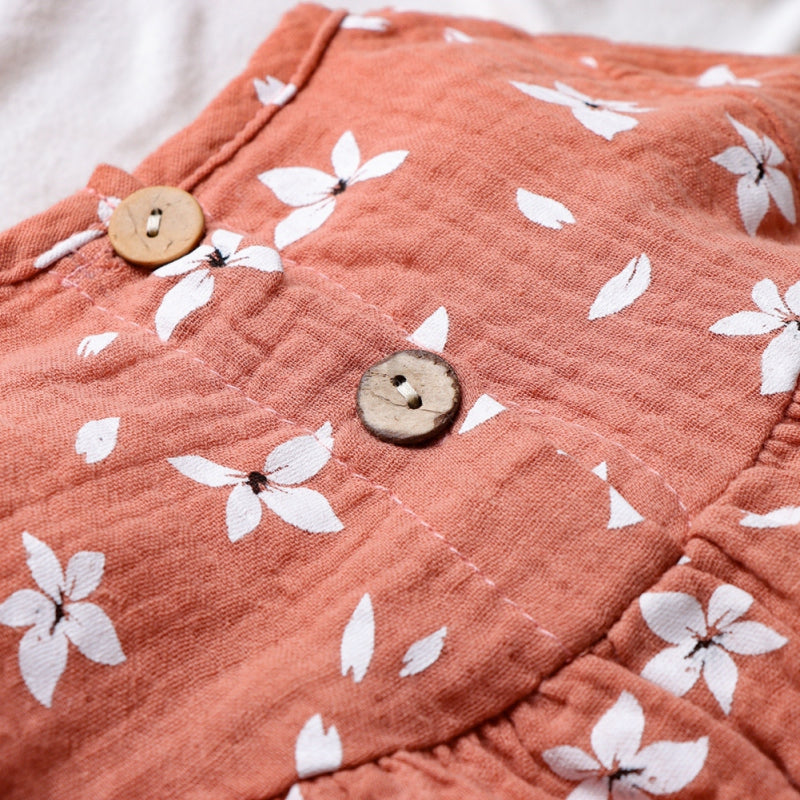 Pagliaccetto in mussola fiorellini bianchi 2 COLORI