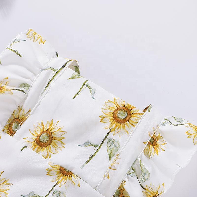 Pagliaccetto estivo con girasoli