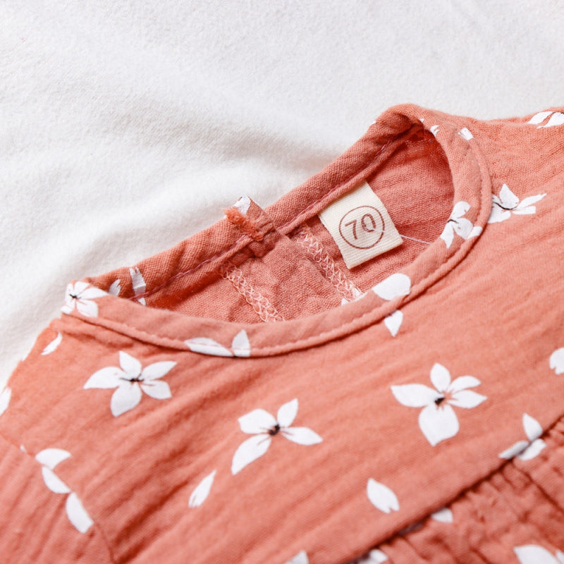 Pagliaccetto in mussola fiorellini bianchi 2 COLORI