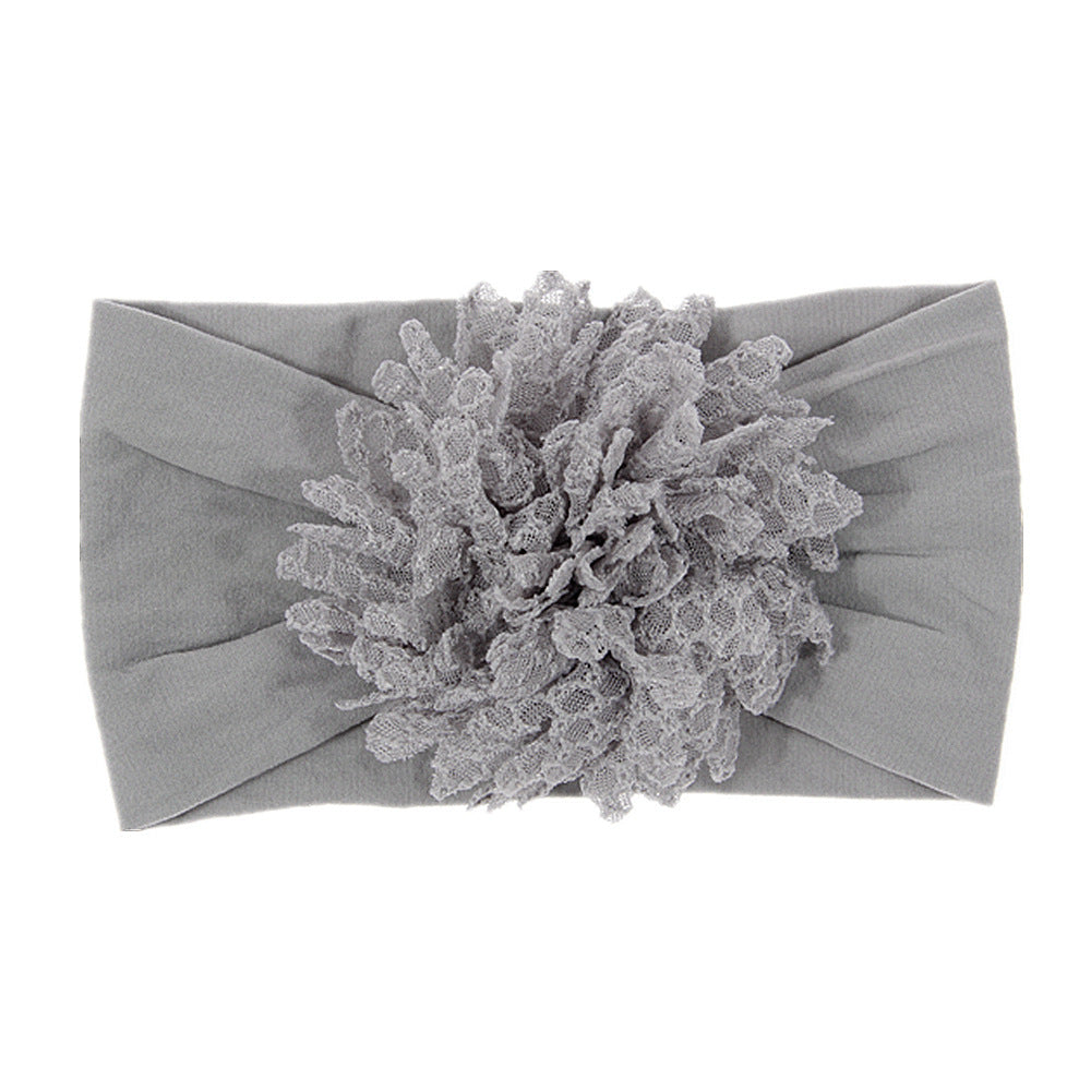 Fascia con fiore in pizzo