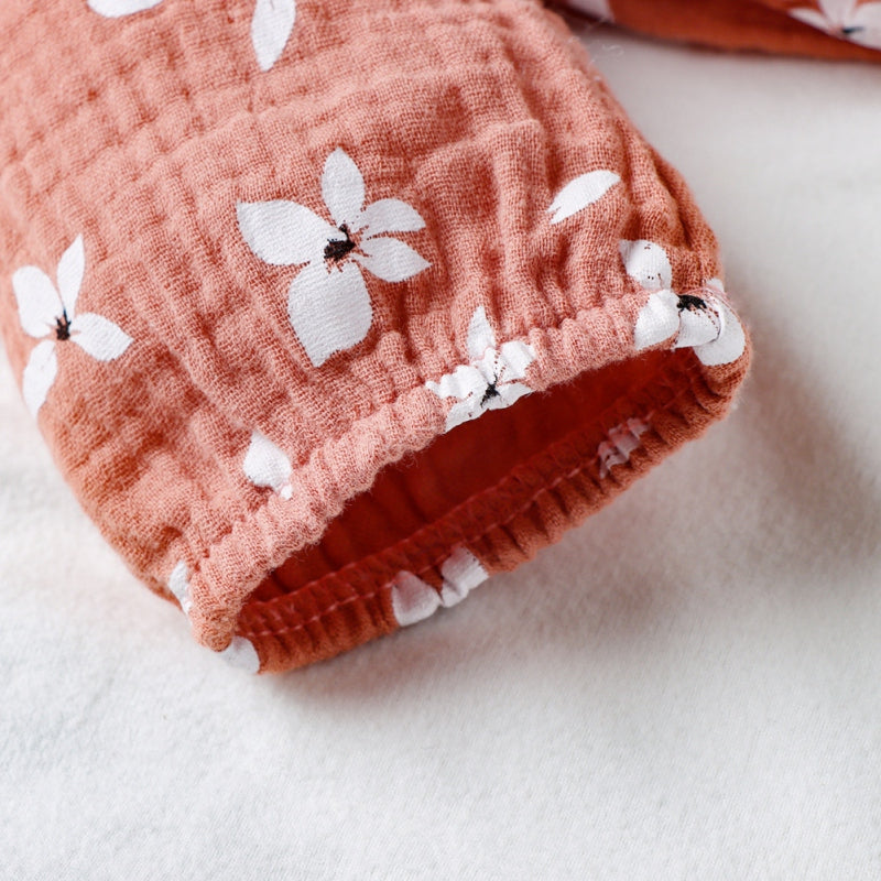 Pagliaccetto in mussola fiorellini bianchi 2 COLORI