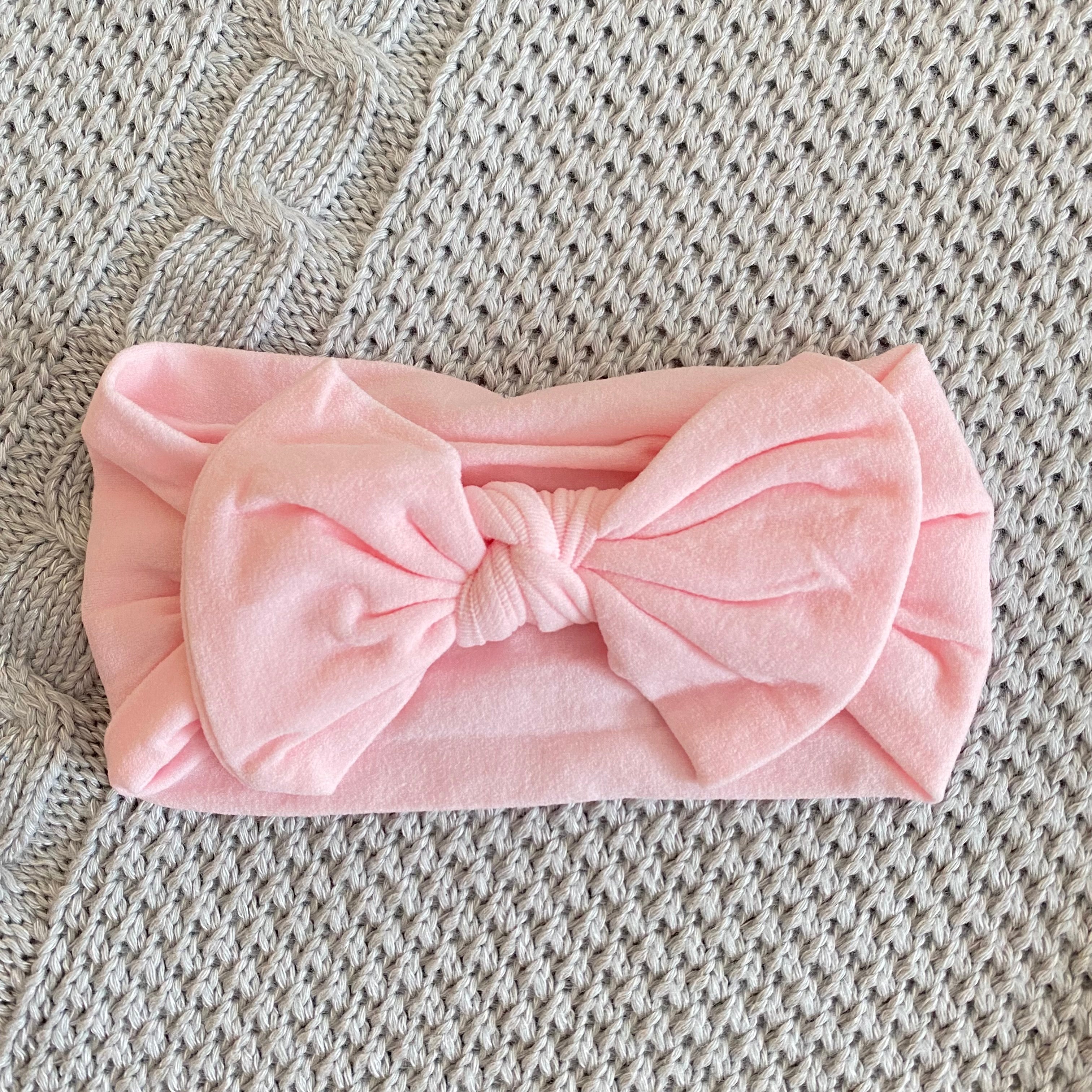 Fascia con fiocco tessuto liscio