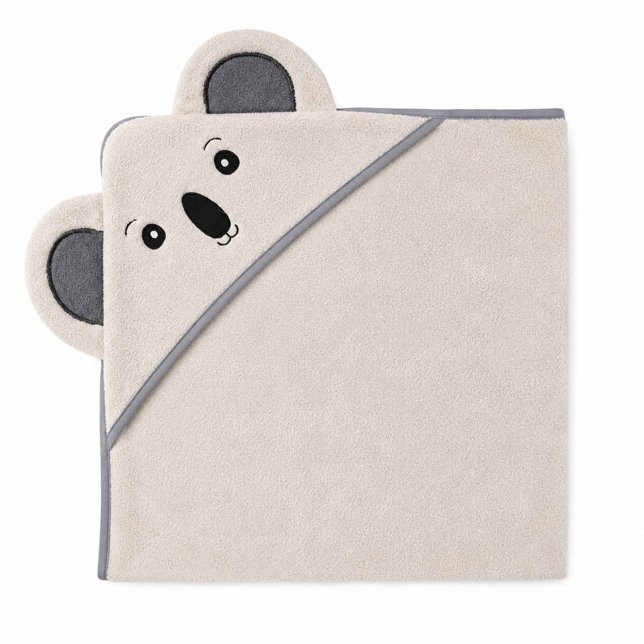 100% Spugna di Bambù | Accappatoio a triangolo KOALA 85x85 cm