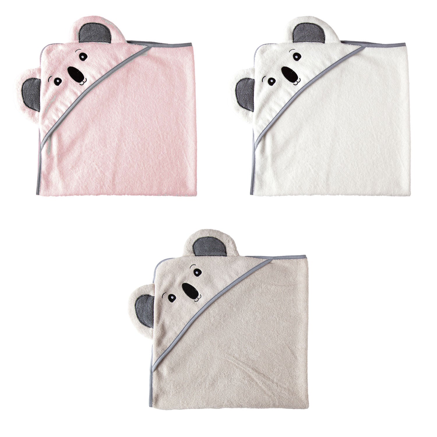 100% Spugna di Bambù | Accappatoio a triangolo KOALA 85x85 cm