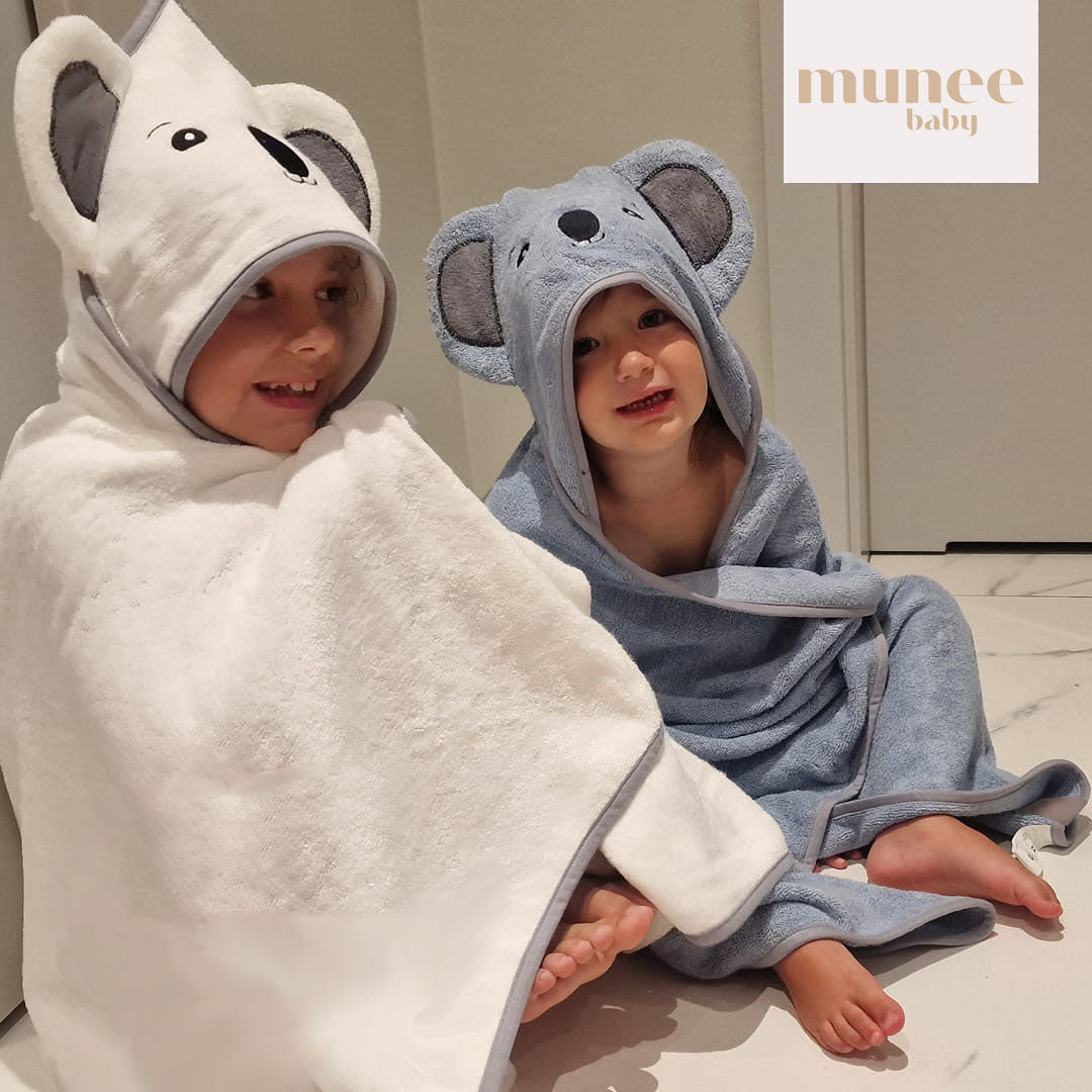 100% Spugna di Bambù | Asciugamano GRANDE con cappuccio KOALA 70x140 cm