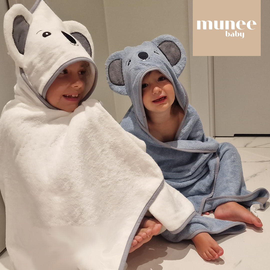 100% Spugna di Bambù | Asciugamano GRANDE con cappuccio KOALA 70x140 cm