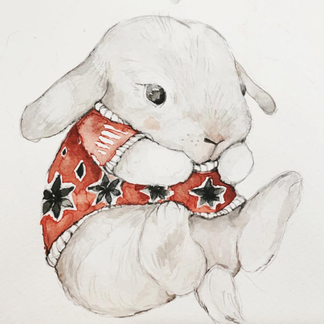 #fantasia_coniglio natalizio