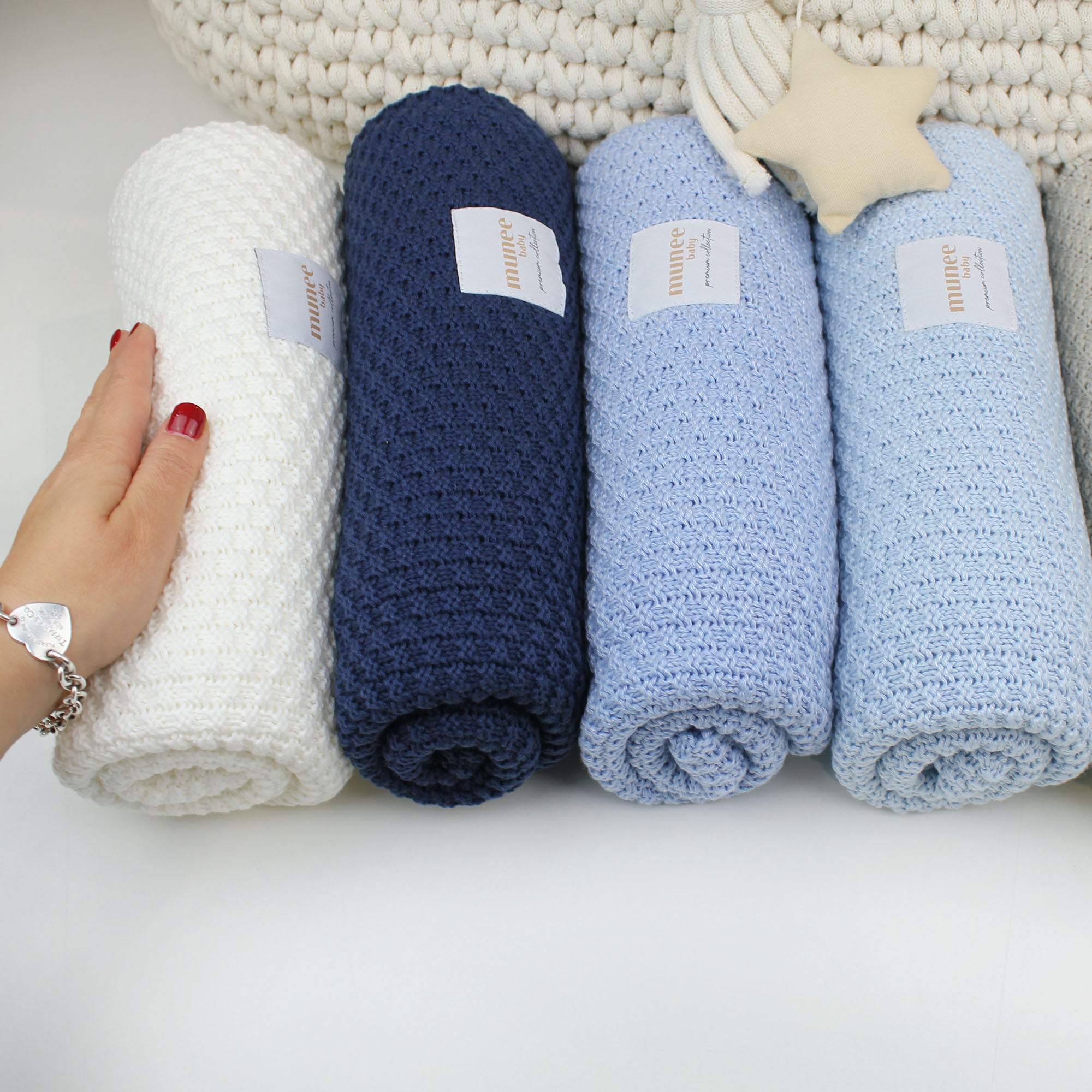 Luxury Bamboo™ | Coperta termoregolante in bambù – Trama Nuova 80x100 cm