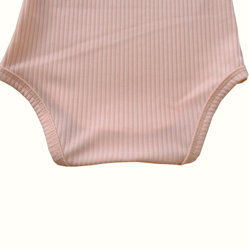 Body rosa con maniche corte a farfalla