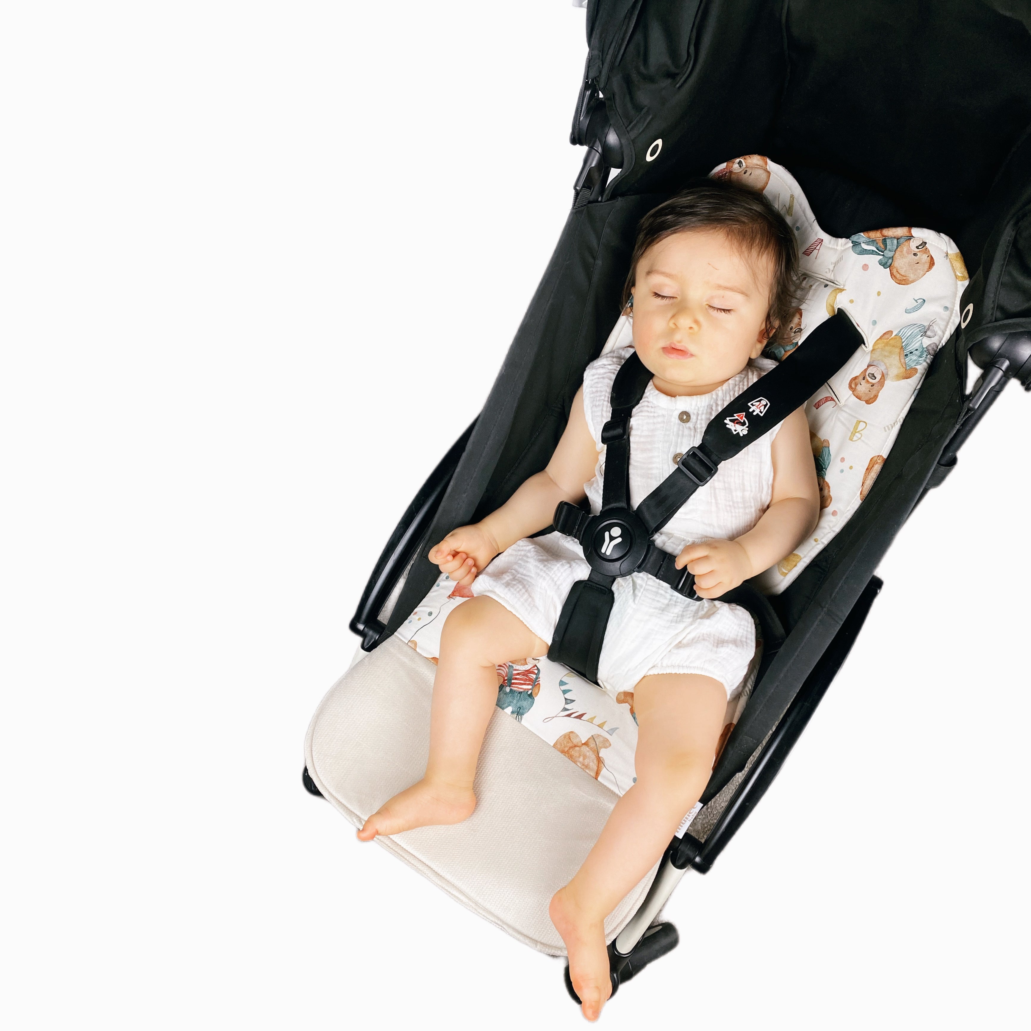 Materassino universale isolante & antisudore per passeggino | COTONE PREMIUM con velluto