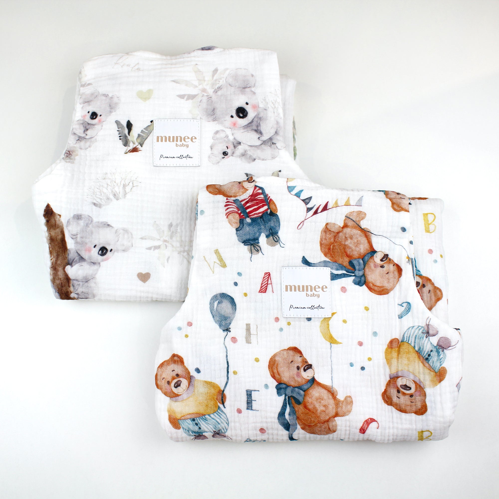 Mussola Double Gauze | Sacco nanna con piedini ESTIVO FANTASIA TOG 0.5