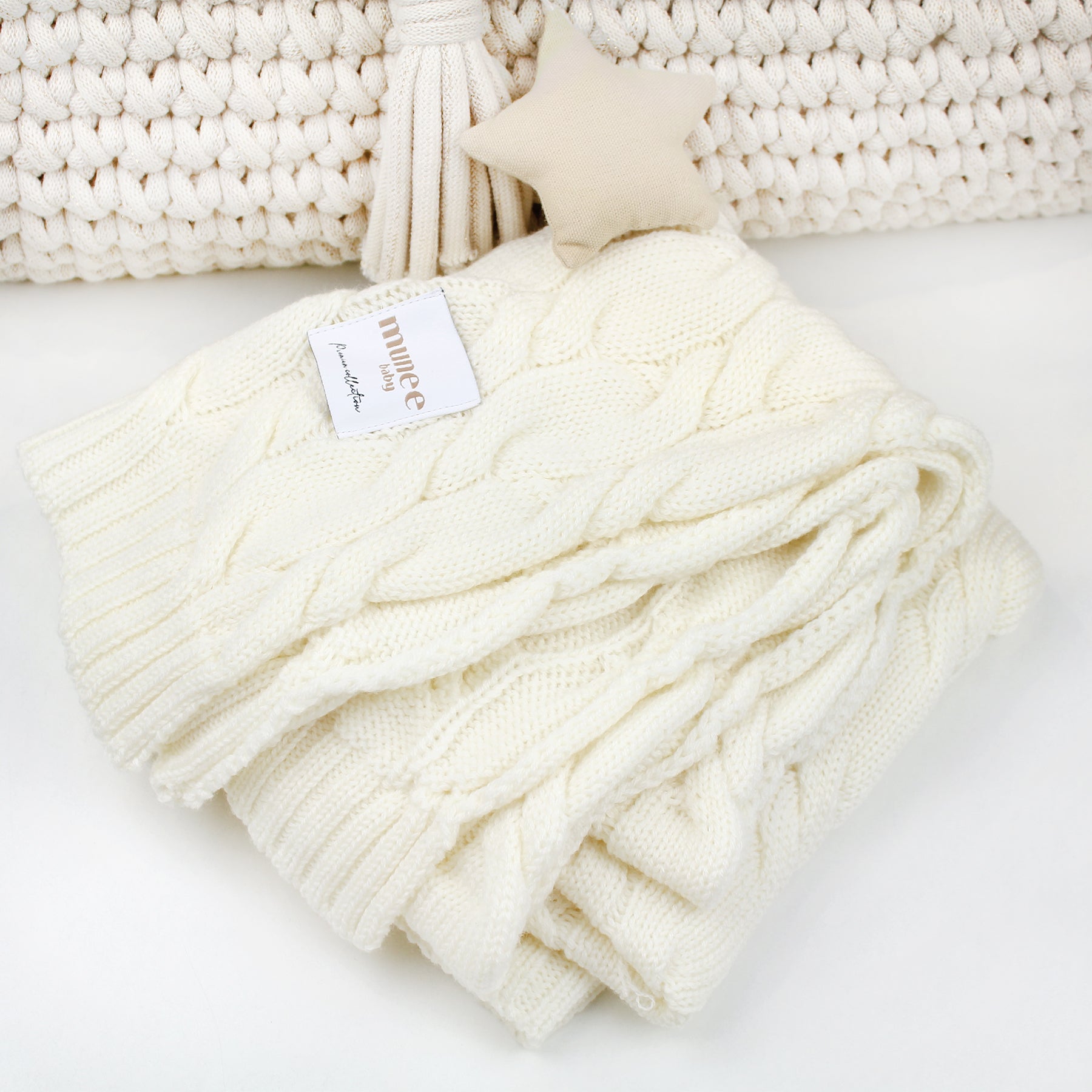 Treccia™ | Coperta 100% lana merino PREMIUM