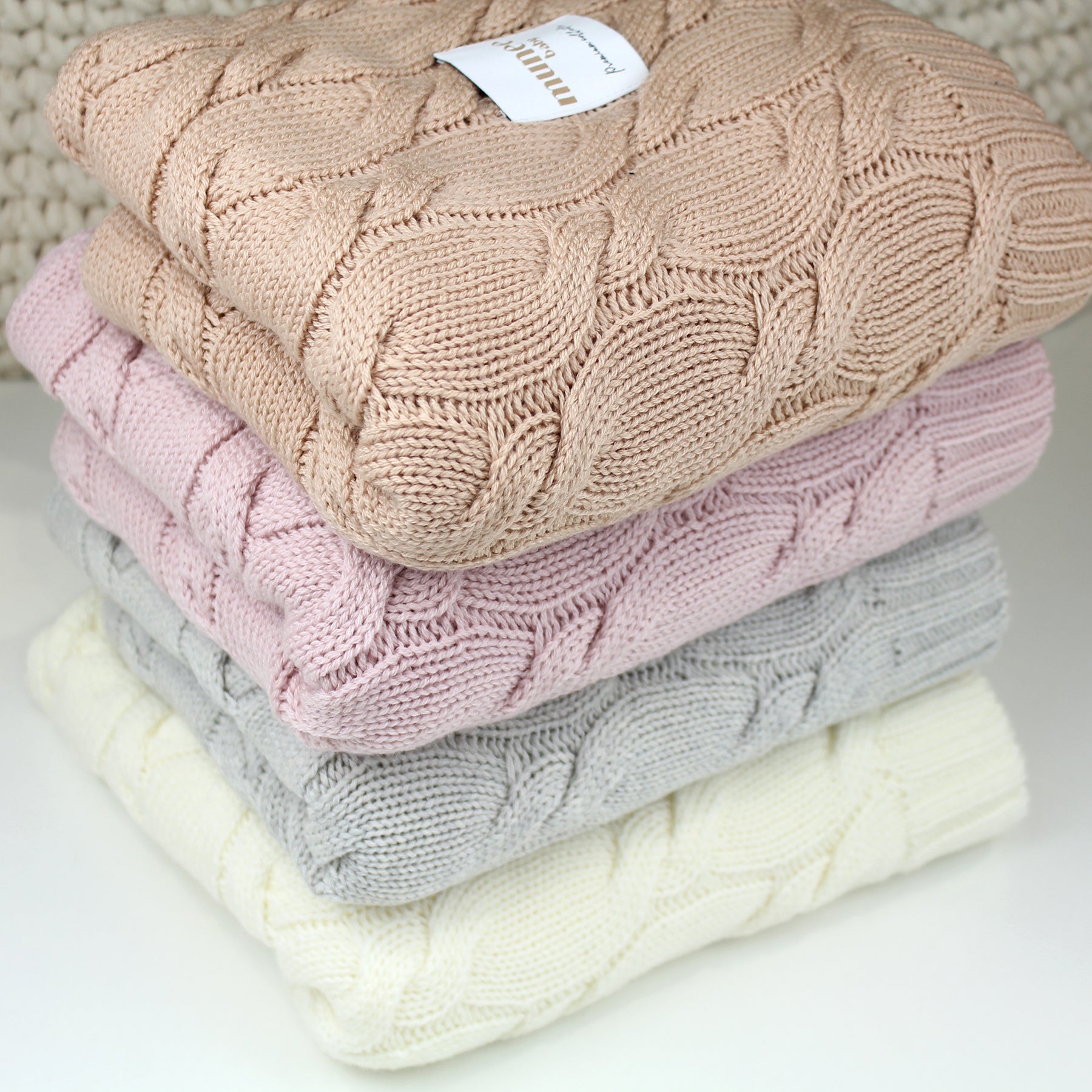 Treccia™ | Coperta 100% lana merino PREMIUM