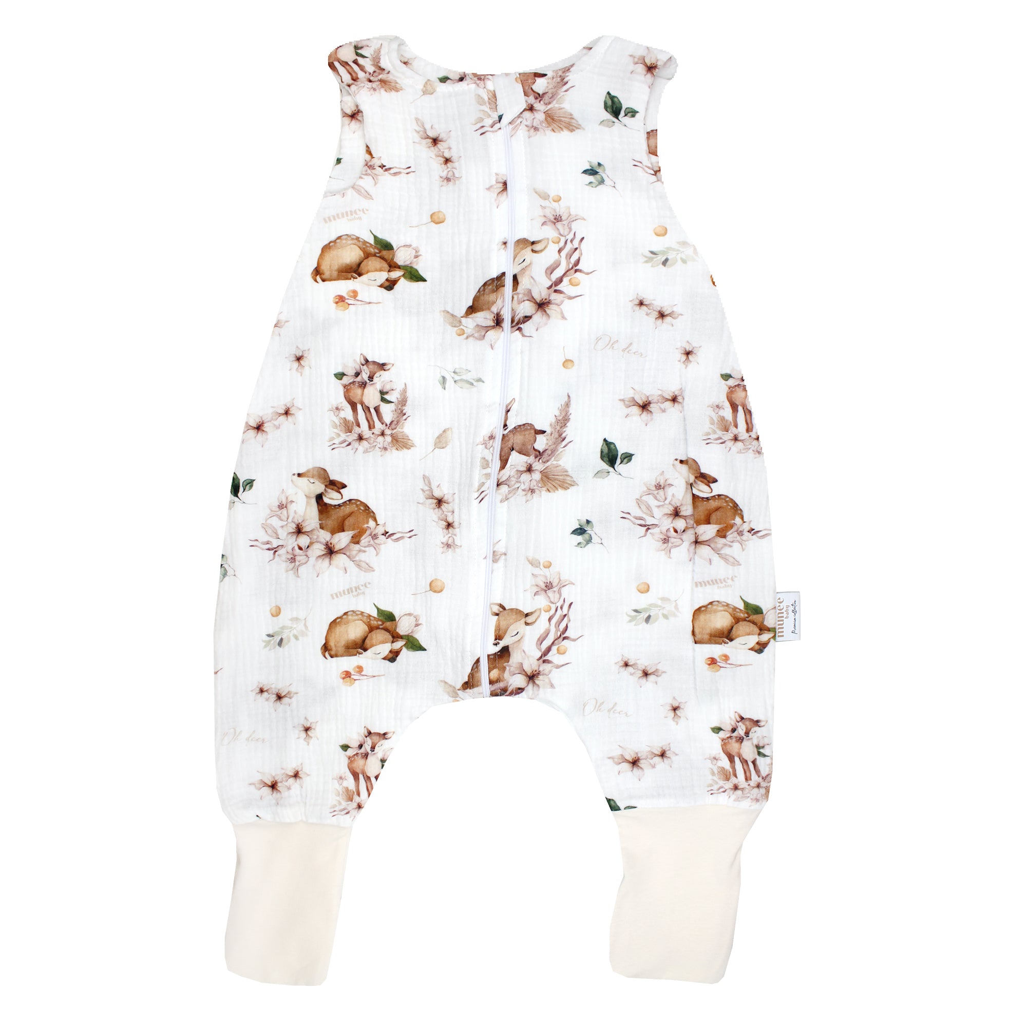 Mussola Double Gauze | Sacco nanna con piedini ESTIVO FANTASIA TOG 0.5