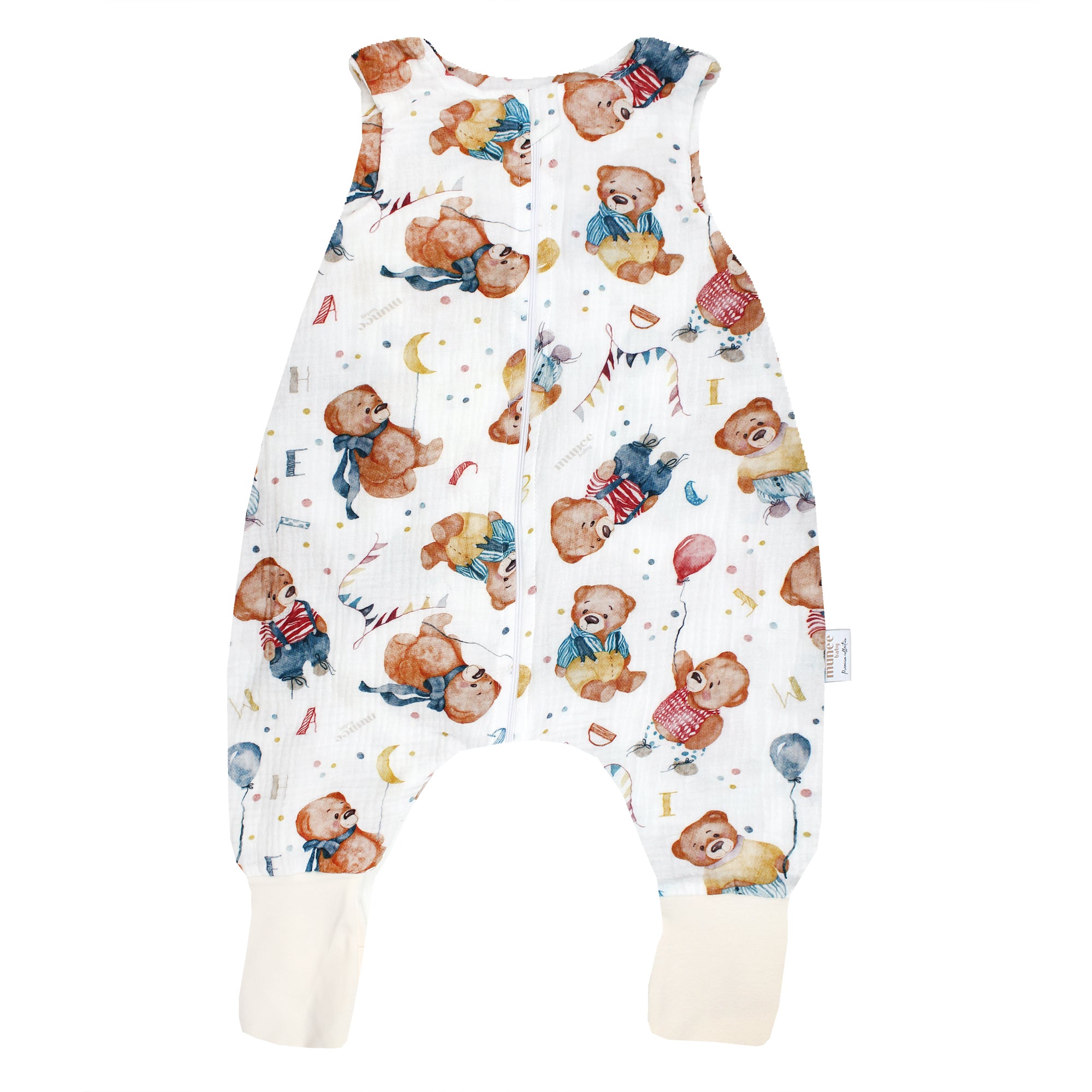 Mussola Double Gauze | Sacco nanna con piedini ESTIVO FANTASIA TOG 0.5