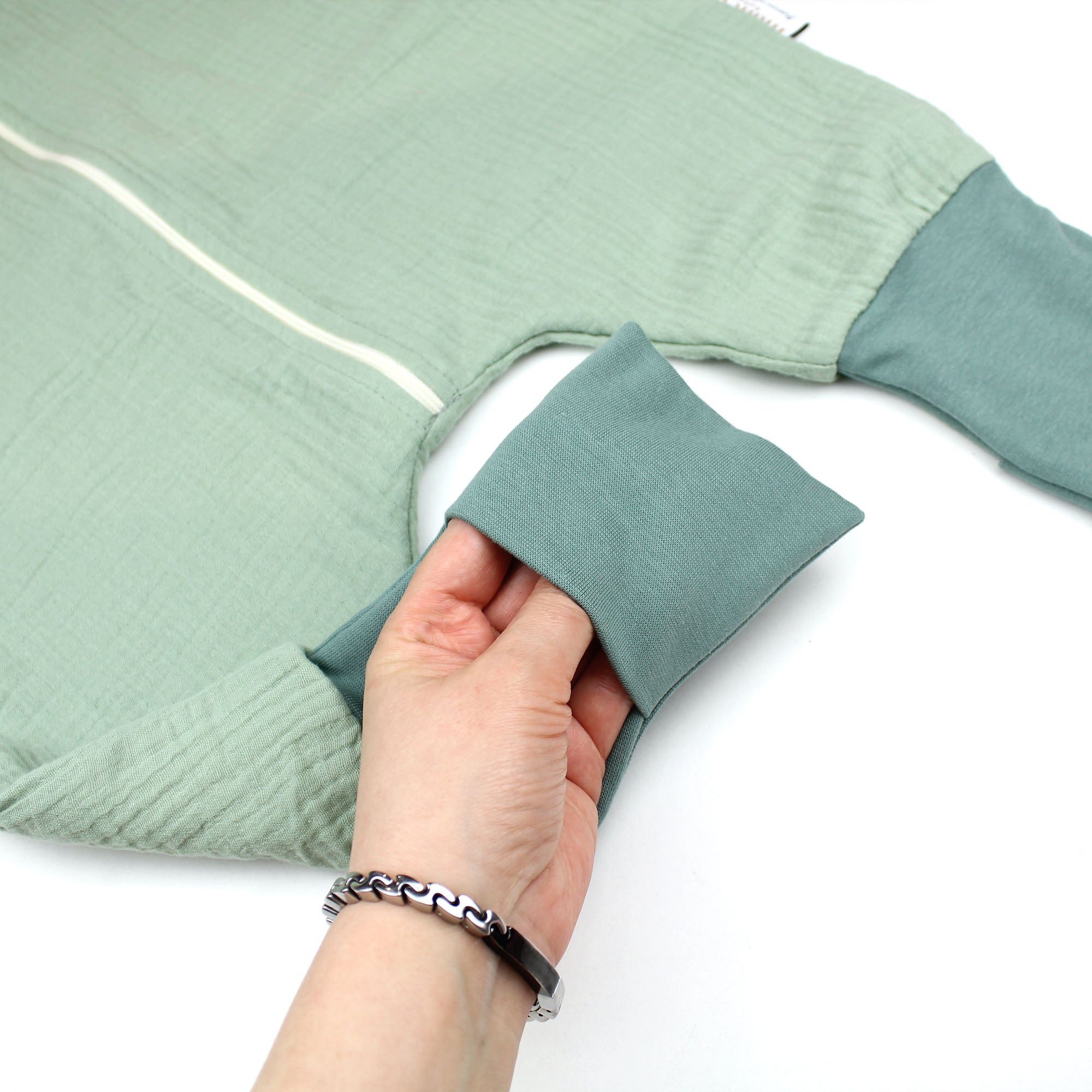 Mussola Double Gauze | Sacco nanna con piedini ESTIVO TOG 0.5 - senza riempimento