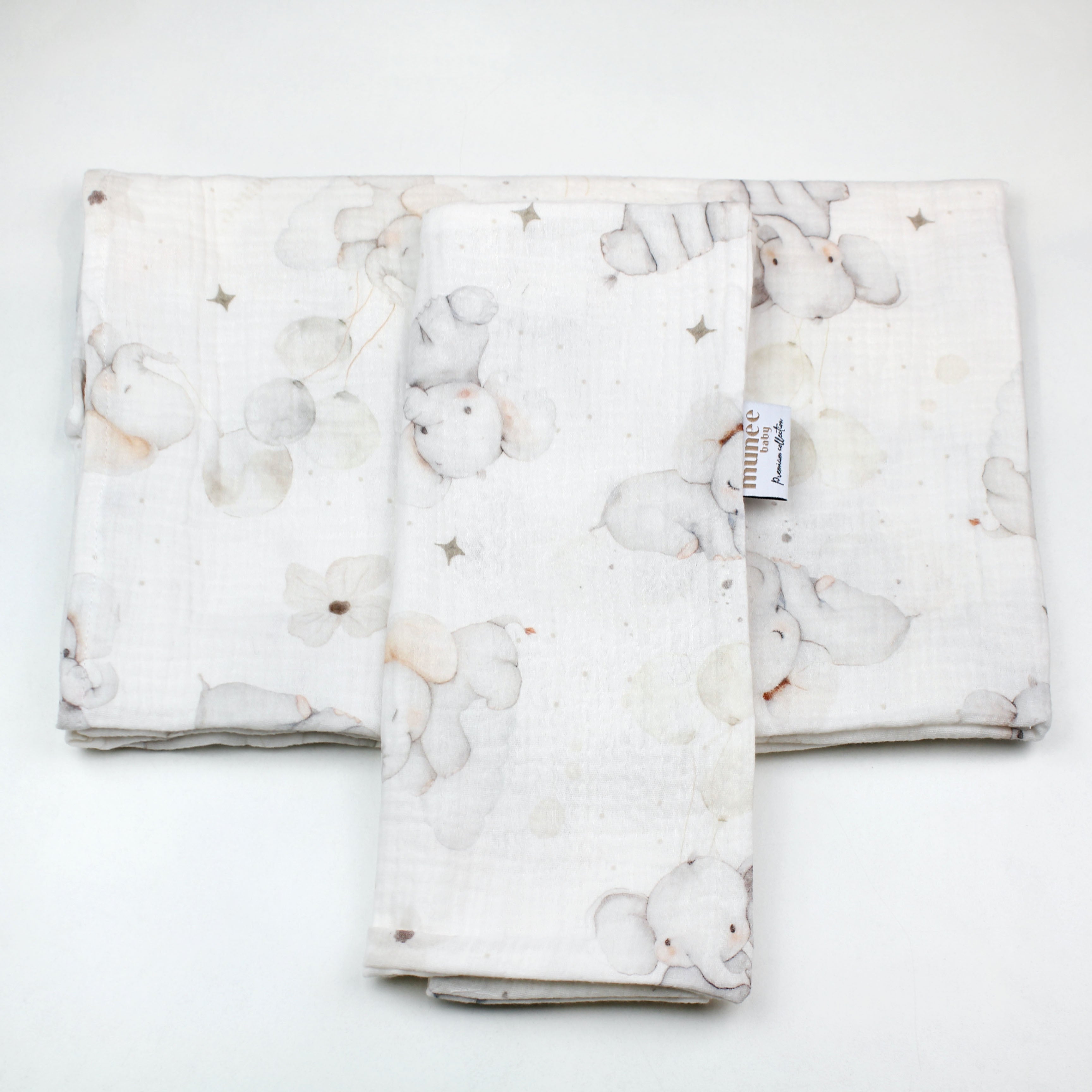 Lenzuolo e federa per culla e carrozzina 75x100/30x40 cm | MUSSOLA DOPPIA GARZA