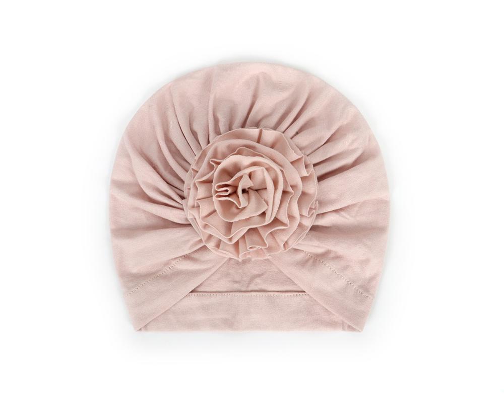 Turbante con rosa