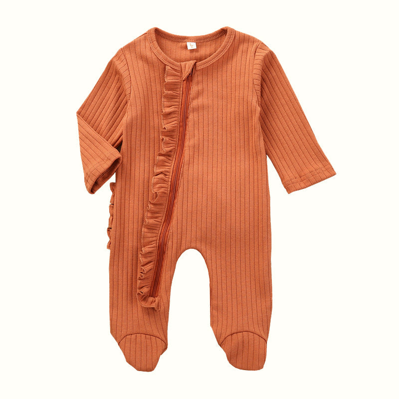 Tutina a costine con cerniera