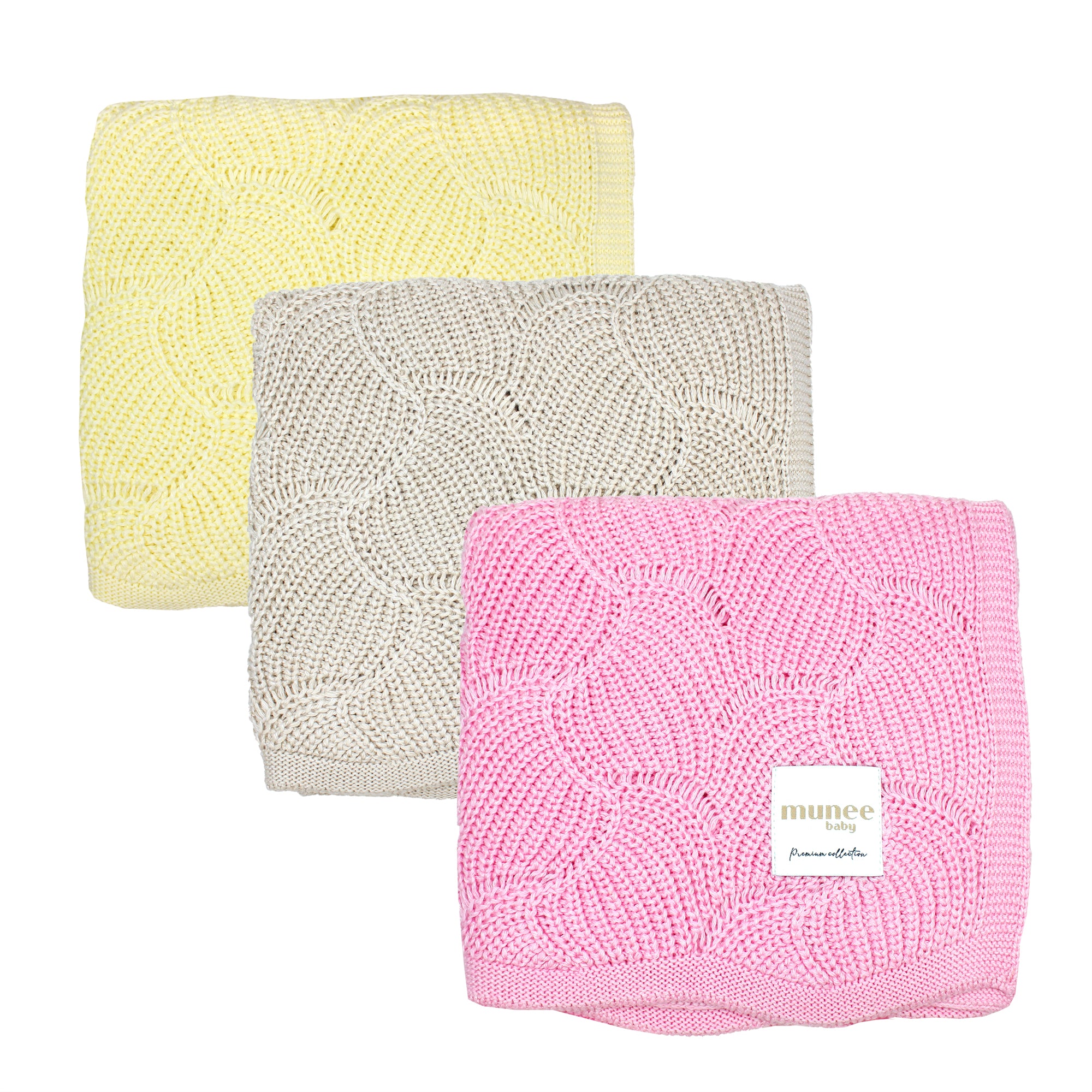 Luxury Bamboo™ | Coperta termoregolante traforata in bambù – Conchiglia 80x100 cm