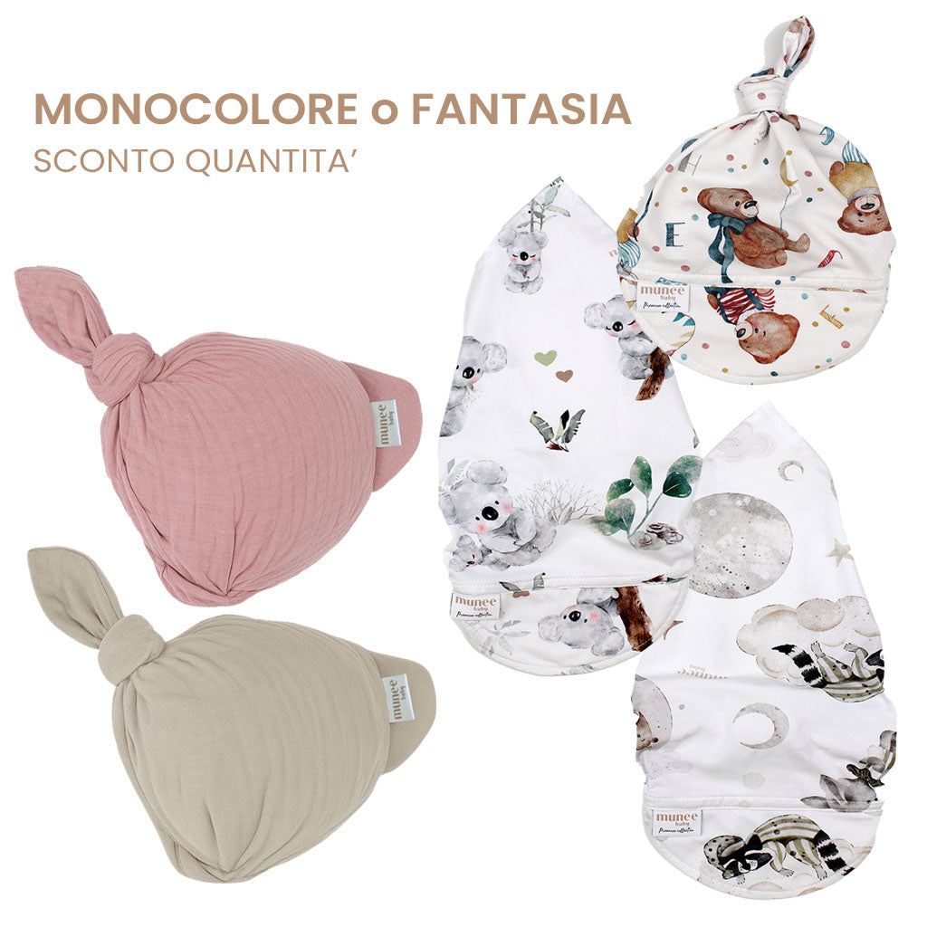 Cuffietta estiva con visiera