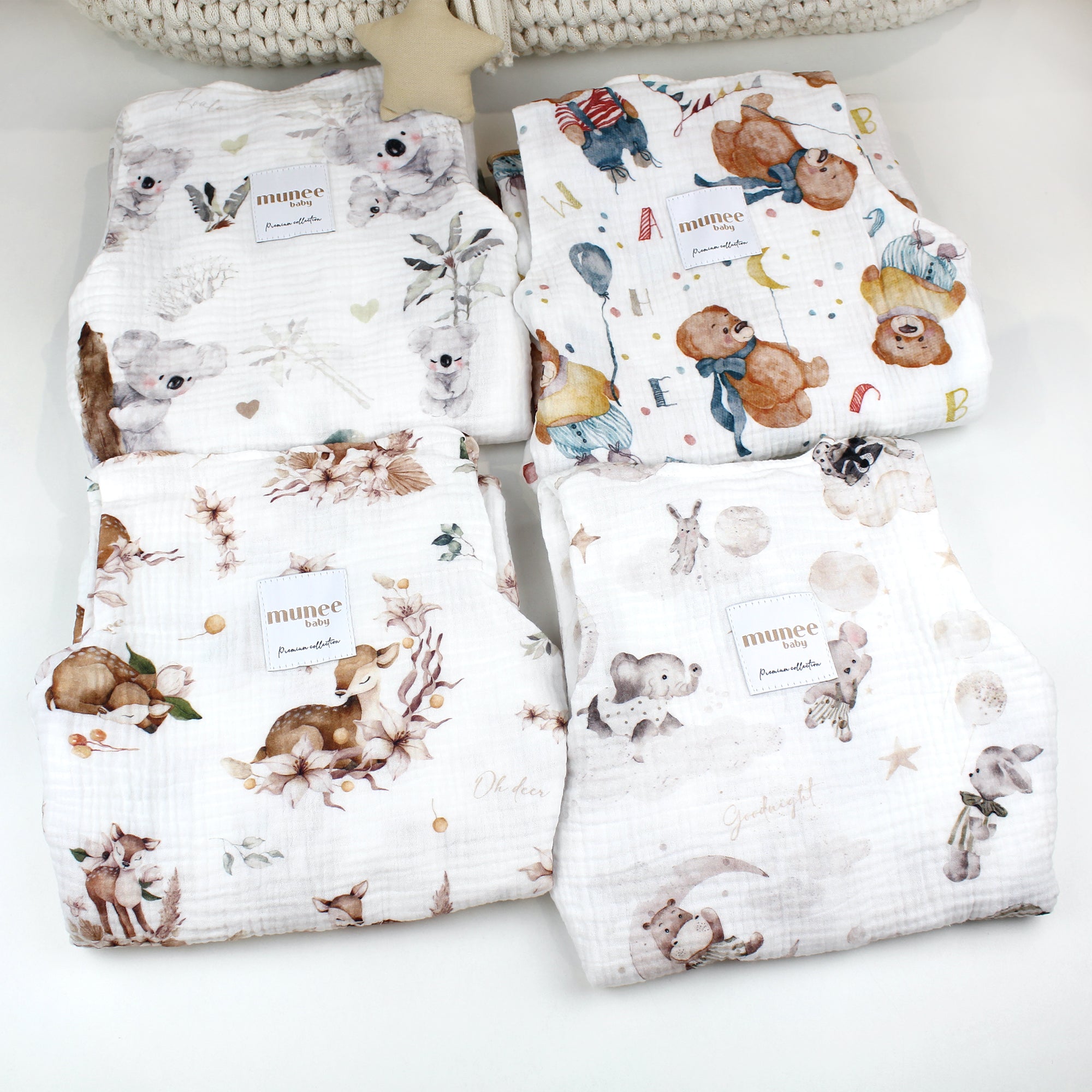 Mussola Double Gauze | Sacco nanna con piedini ESTIVO FANTASIA TOG 0.5