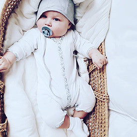 Tutina bianca senza piedini