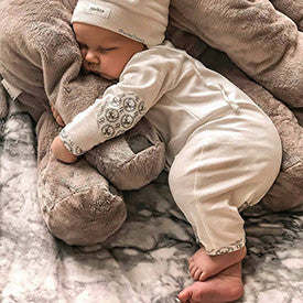 Tutina bianca senza piedini