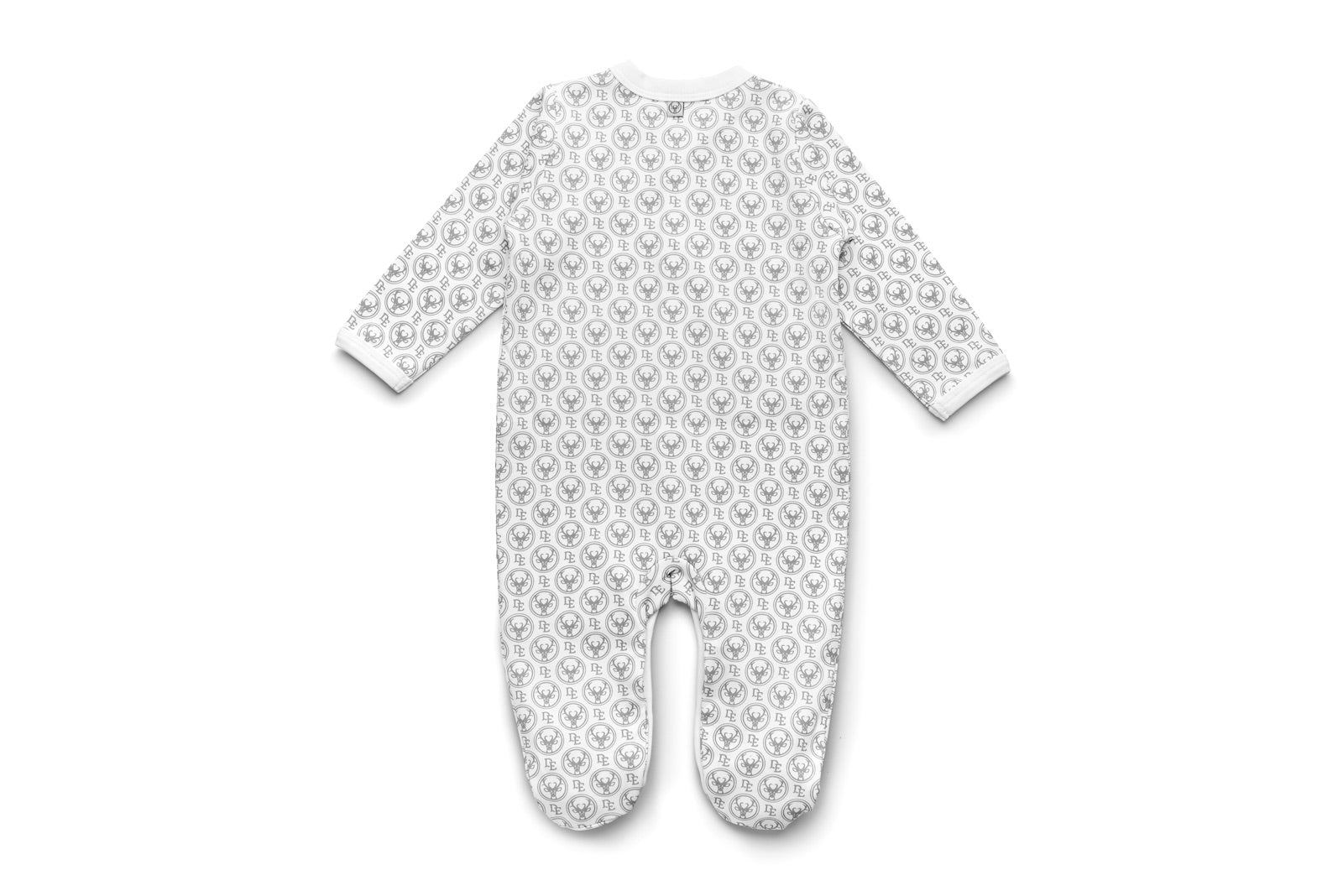 Tutina disegnata con piedini (tutto in uno)