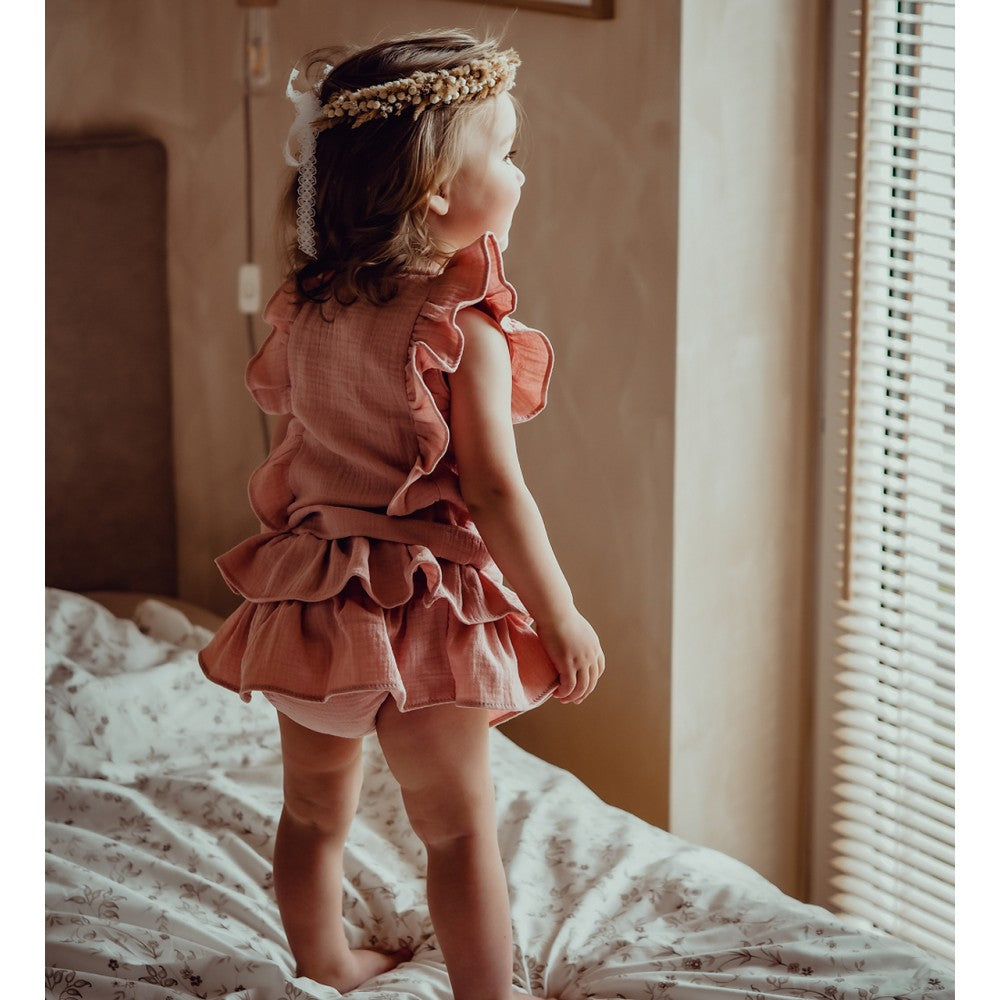 Bloomers femmina in mussola di cotone biologico GOTS