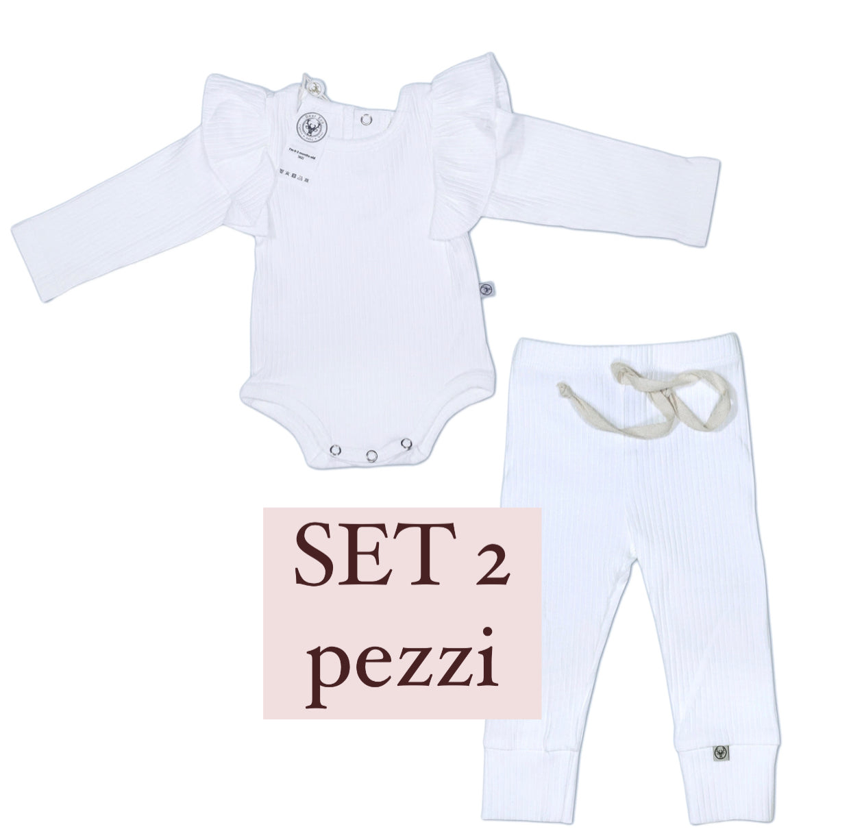 SET Body con rouches + pantaloni