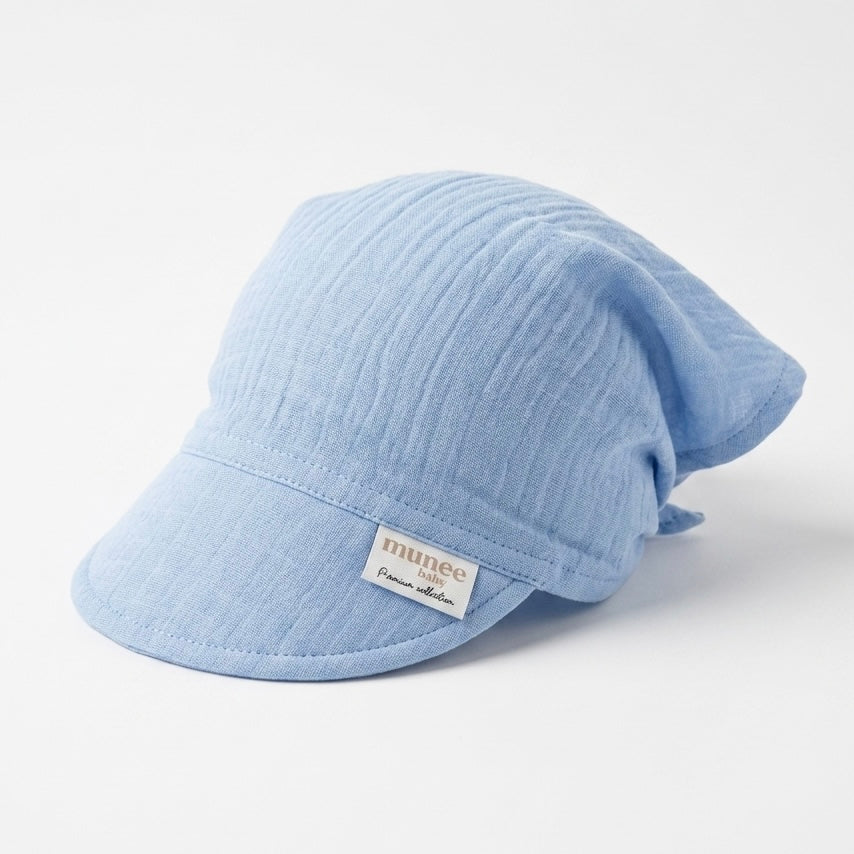 Cappellino estivo con visiera in mussola