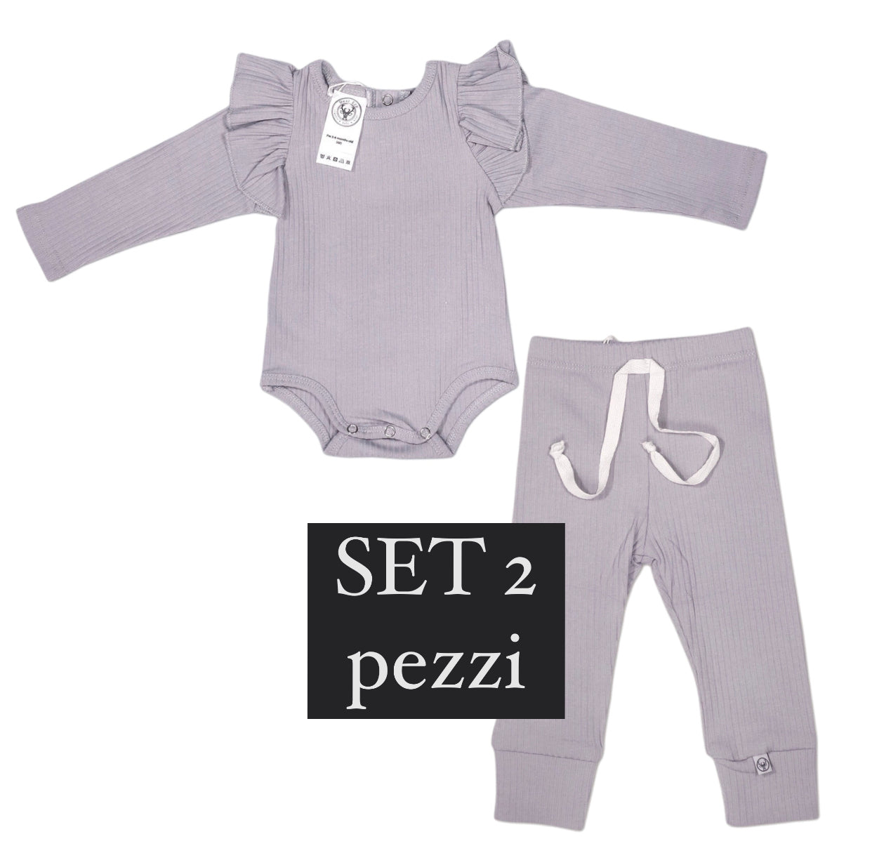 SET Body con rouches + pantaloni