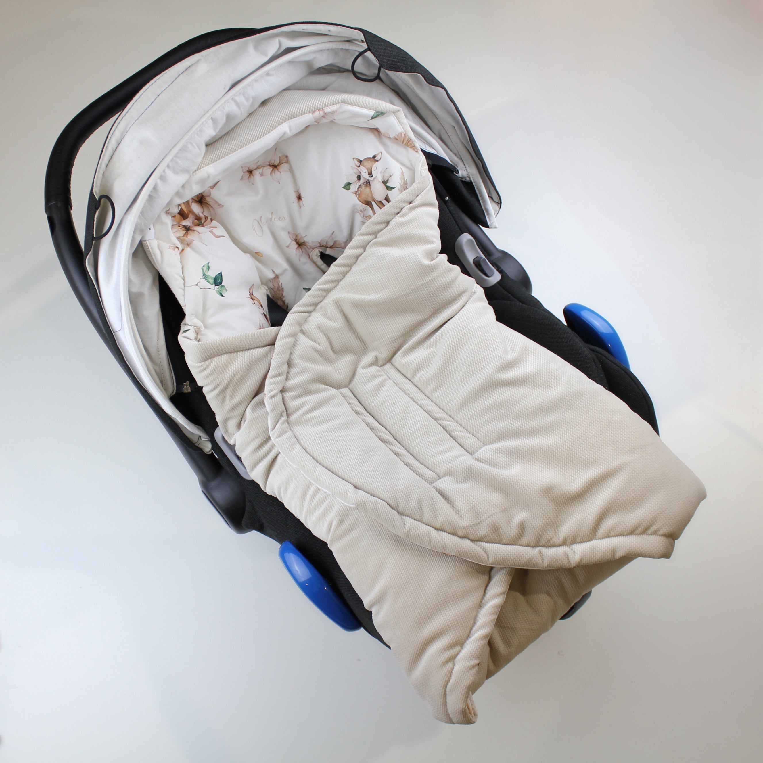 Copertina universale per ovetto 0-12 mesi | Cotone premium con velluto