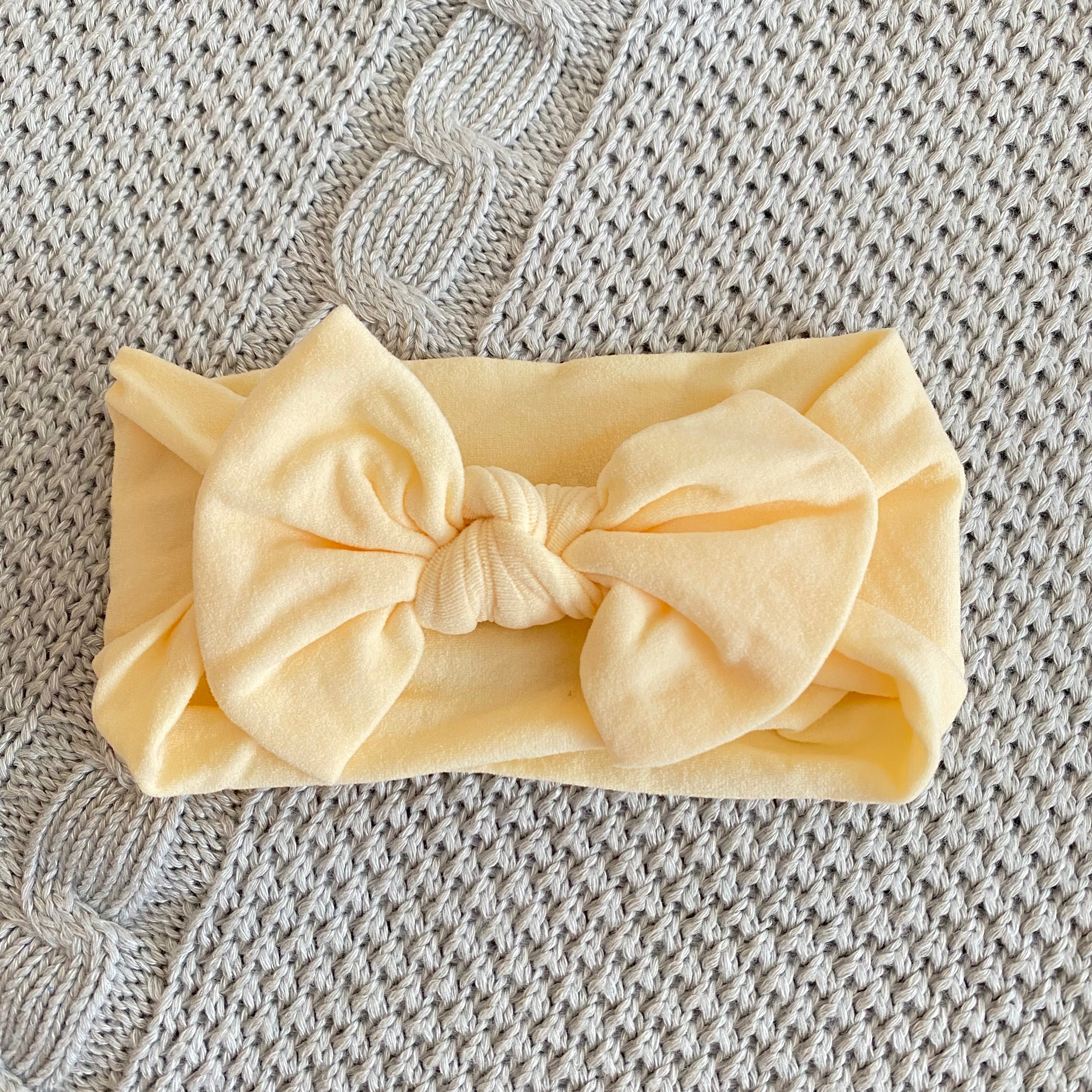 Fascia con fiocco tessuto liscio