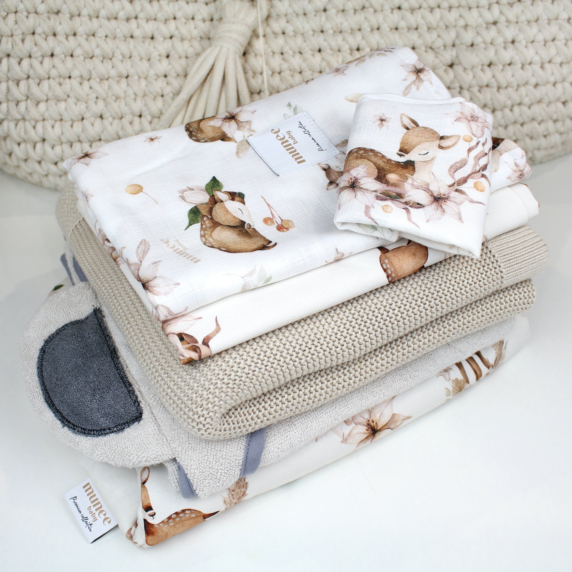 Set Nascita Completo 6 pezzi INVERNALE BEIGE