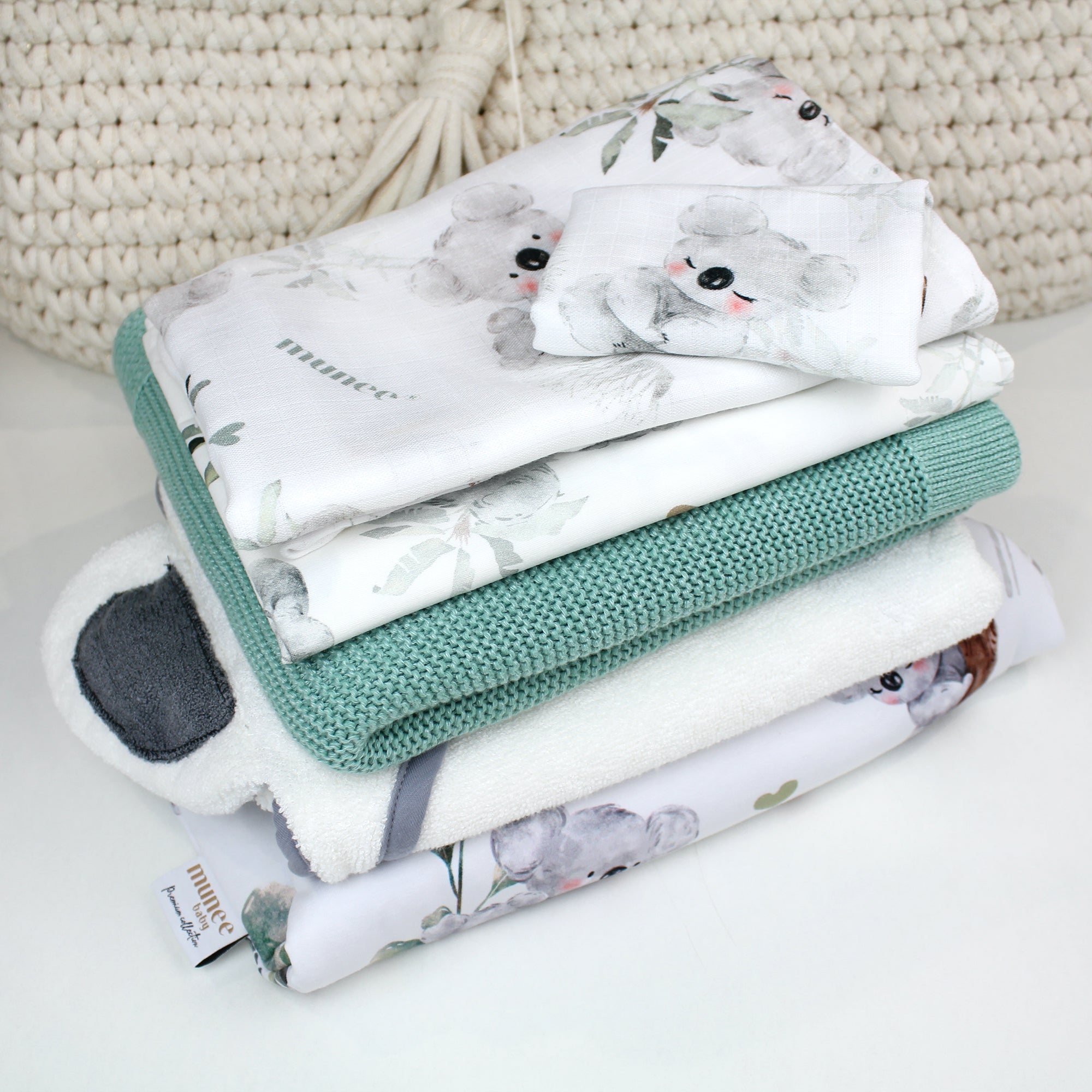 Set Nascita Completo 6 pezzi INVERNALE VERDE