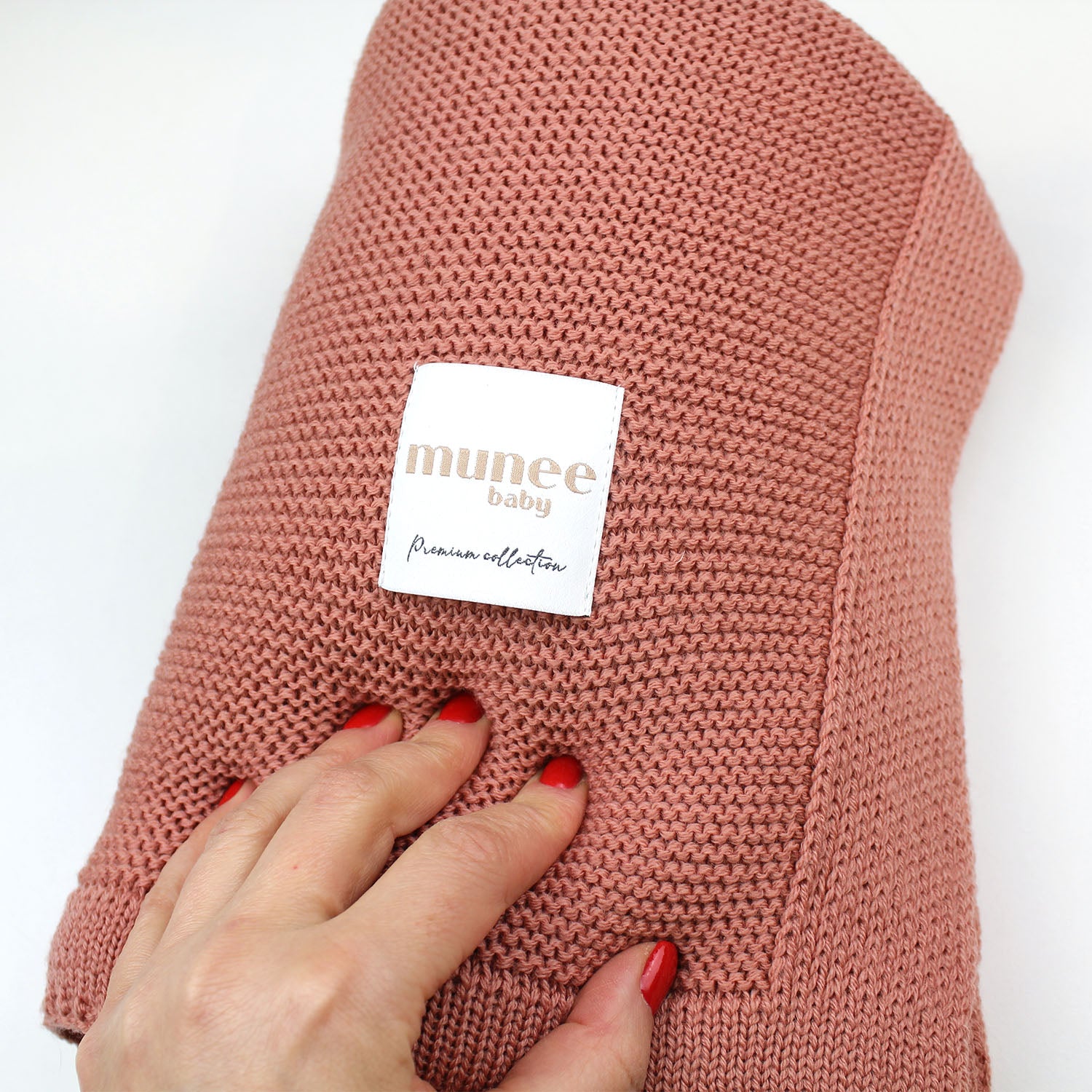 Merino Premium™ | Coperta termoregolante in lana merino 100% – trama classica 80x100 cm