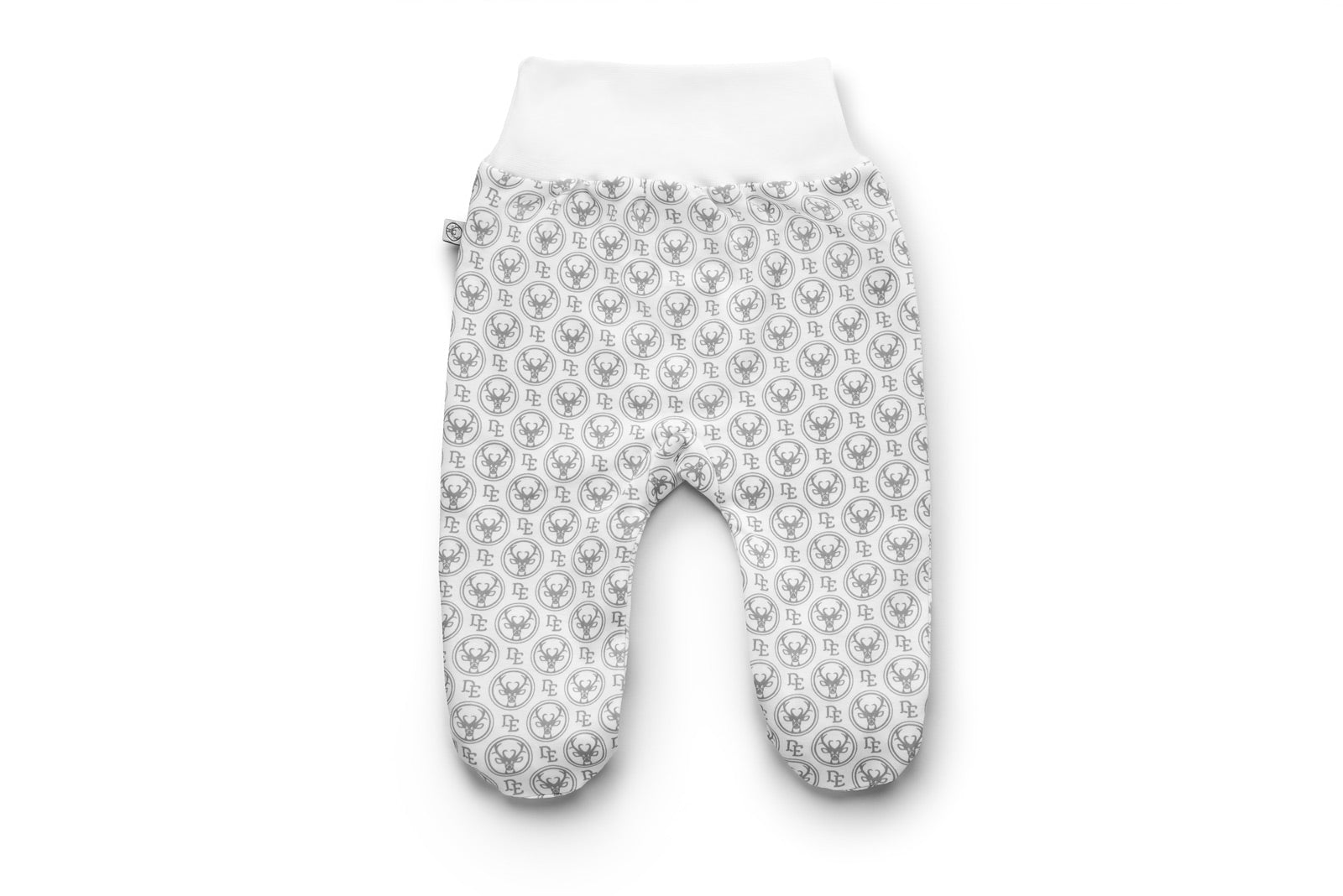 Pantaloni disegnati con piedini