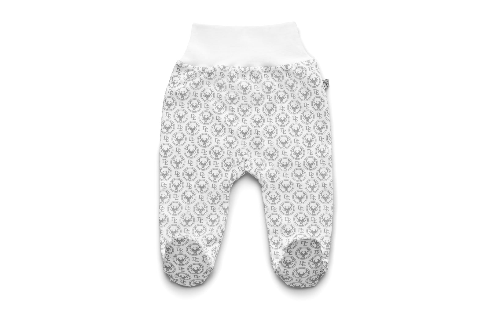 Pantaloni disegnati con piedini