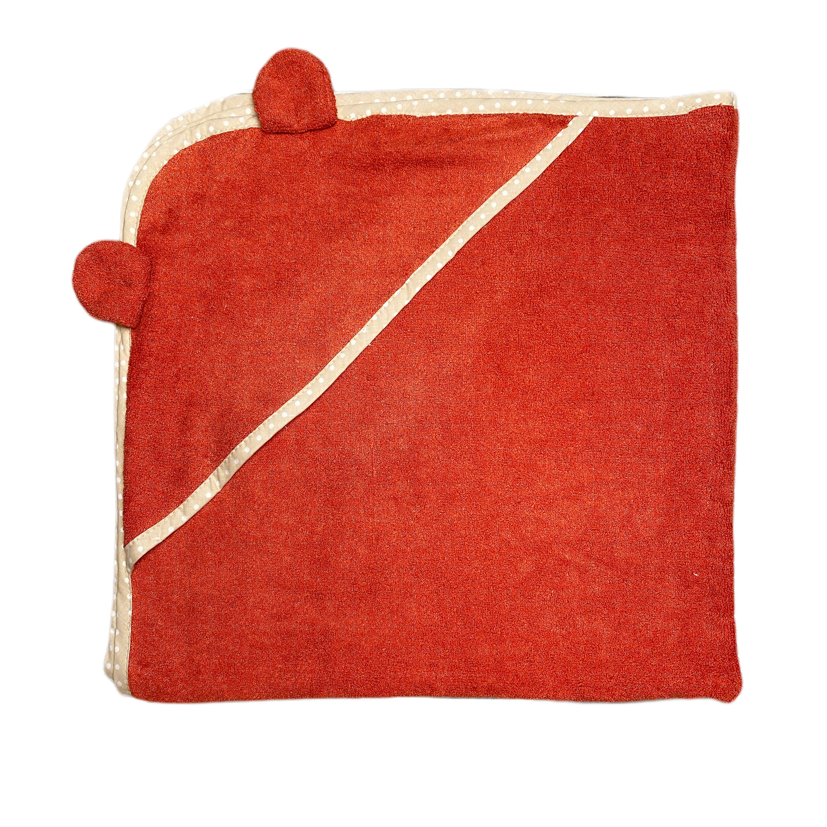 asciugamano rosso mattone